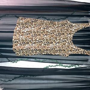 Cheetah soft tank top